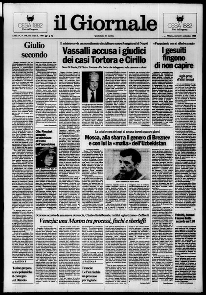 Il giornale : quotidiano del mattino